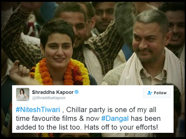 Shraddha Kapoor ‏@ShraddhaKapoor