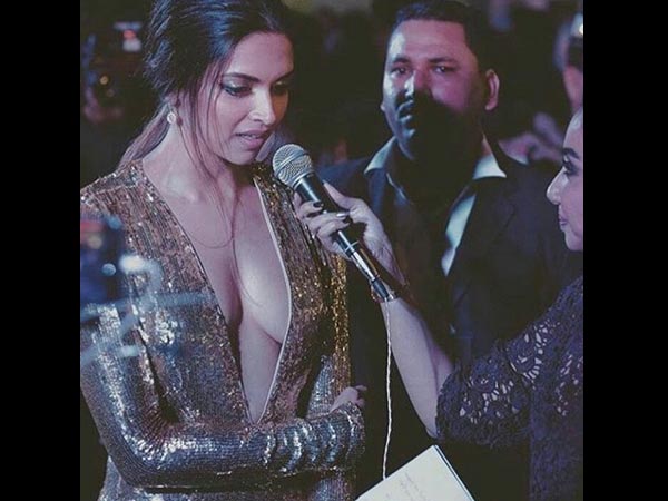 Deepika Interacts With The Media