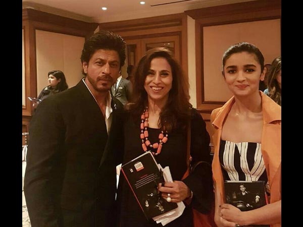 In Pic: SRK With Shobha De & Alia