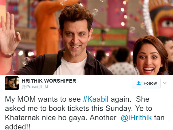 HRITHIK WORSHIPER ‏@iPrasenjit_M 