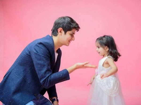 Rohan With His Little Niece