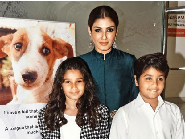 Raveena Tandon Kids Children Animal NGO Award Idea Rasha Ranbirvardhan Raveena Tandon Kids Children Animal NGO Award Idea Rasha Ranbirvardhan