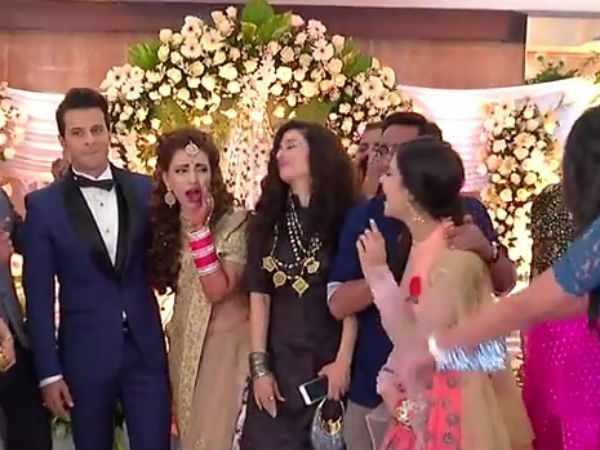 Ishqbaaz Team At Navina-Jeet Wedding