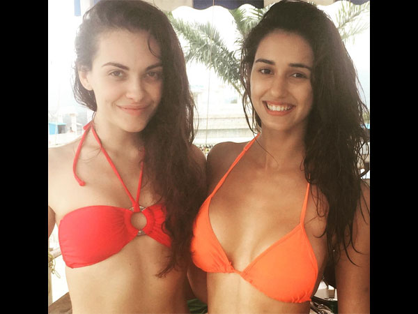Disha With Her Friend Disha With Her Friend