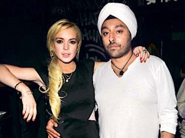 Lindsay Lohan With Vikram Chatwal