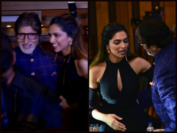 Big B & Deepika 