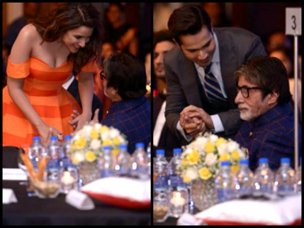 Big B With Pari & Varun