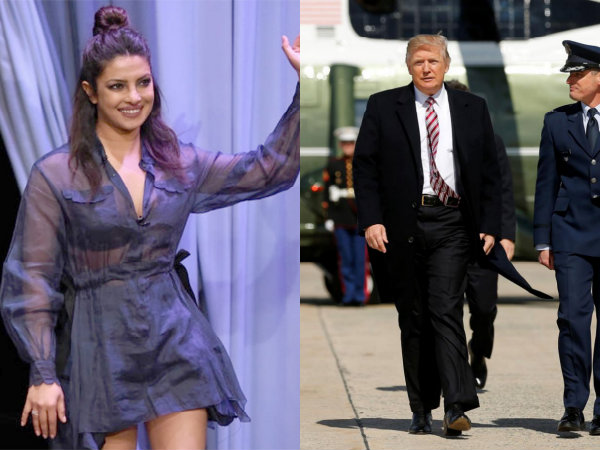 Priyanka Chopra President Donald Trump Priyanka Chopra President Donald Trump
