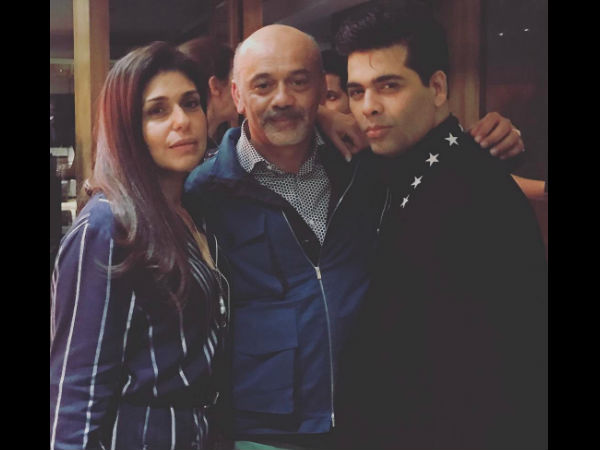 Karan With Christian Louboutin