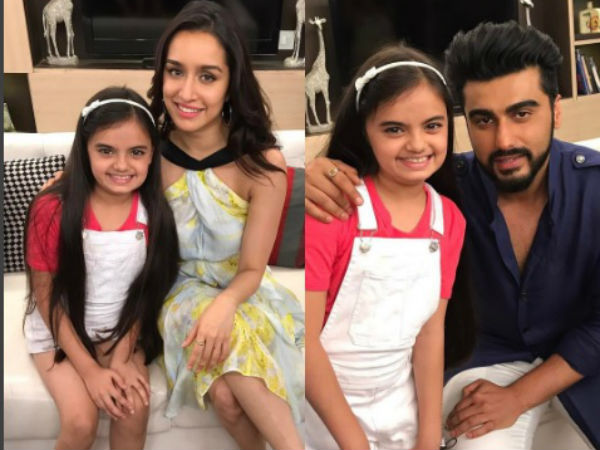 Ruhanika With Arjun & Shraddha