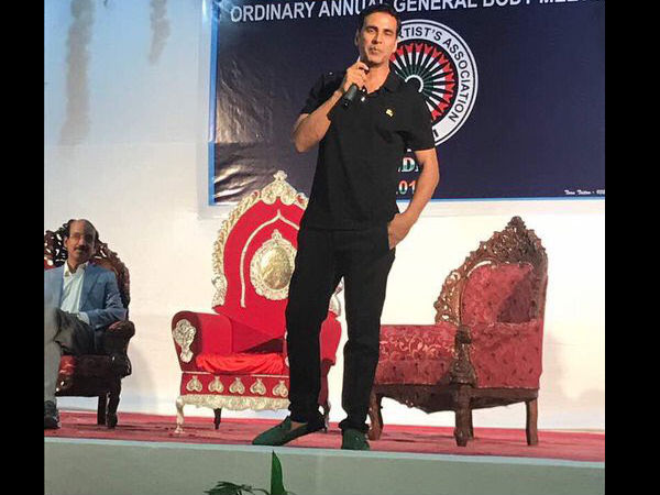 Akshay 's Contribution Towards Stunt Artistes