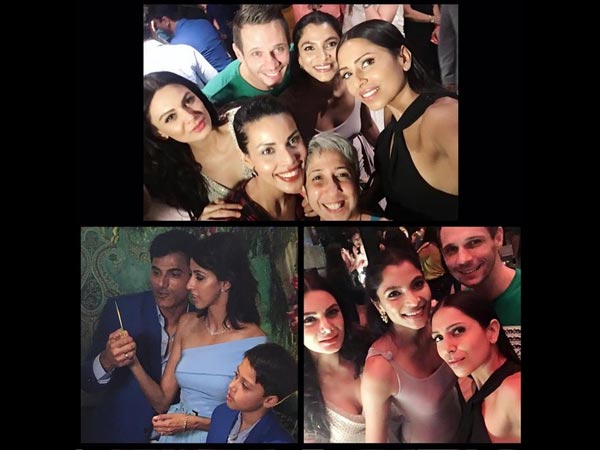 Candice At Siddhaanth & Alesia's Engagement