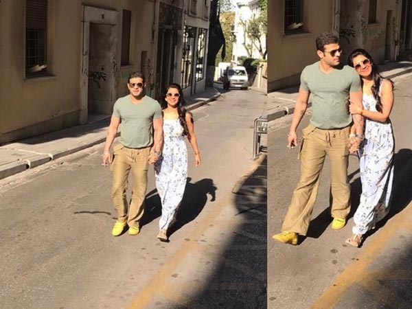 Karan & Ankita Celebrate Their 2nd Wedding Anniversary In Greece