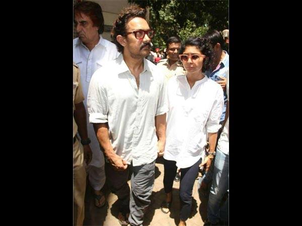 Aamir Khan With Wife Kiran Rao