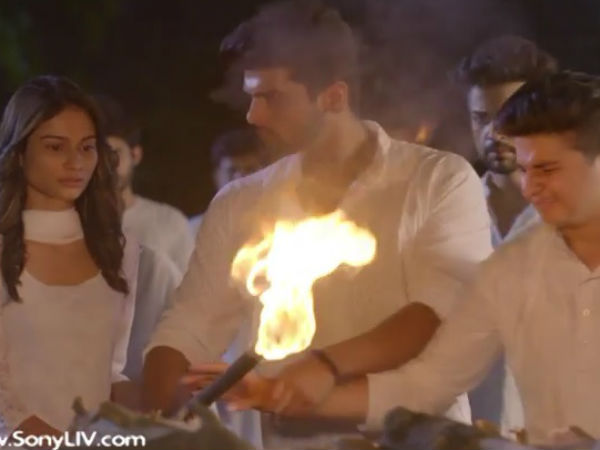 Saanjh, Her Brother & Arjun Perform Prem's Final Rites