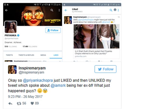 Priyanka Chopra Liked This Tweet