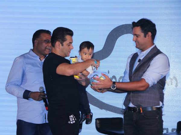Baby Ahil Was Present At The Launch Event Too