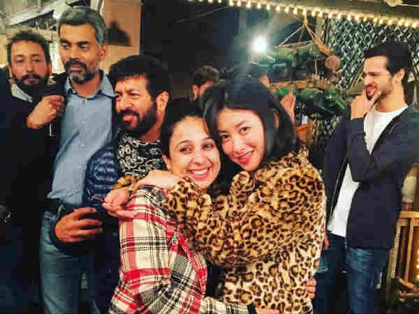 Zhu Zhu On The Sets Of Tubelight