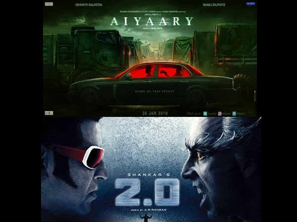 Aiyaary To Clash With Rajinikanth-Akshay Kumar's 2.0