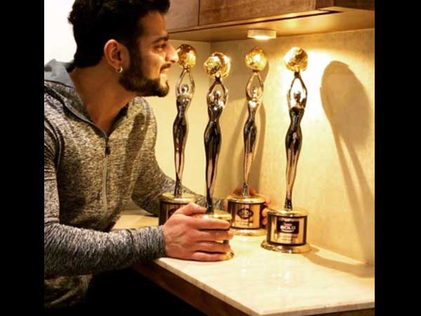 Karan With His Awards Karan With His Awards