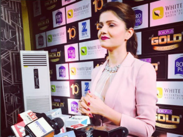 Rubina Bags Most Fit Actor Award Rubina Bags Most Fit Actor Award