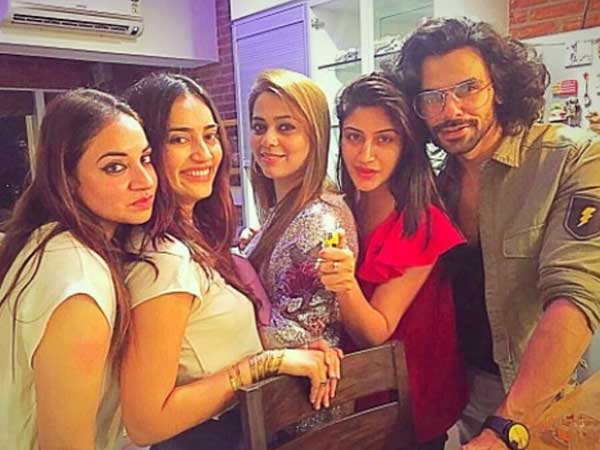 Ankit With His Girl Gang