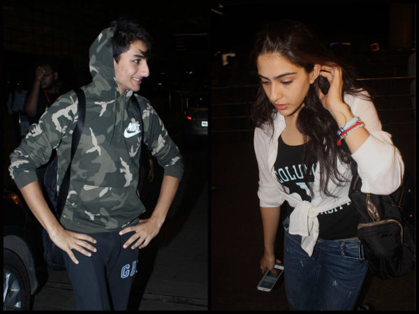  Sara Ali Khan & Ibrahim Ali Khan 