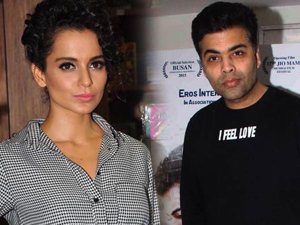 It Does Not Give Karan The Right To Insult Kangana It Does Not Give Karan The Right To Insult Kangana
