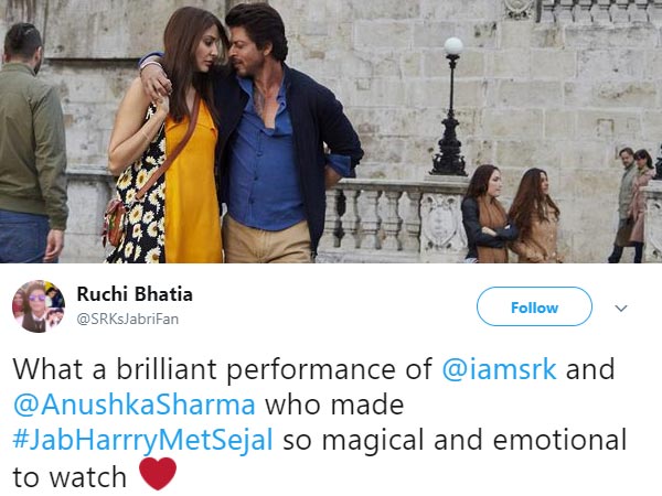 Ruchi Bhatia @SRKsJabriFan Ruchi Bhatia @SRKsJabriFan