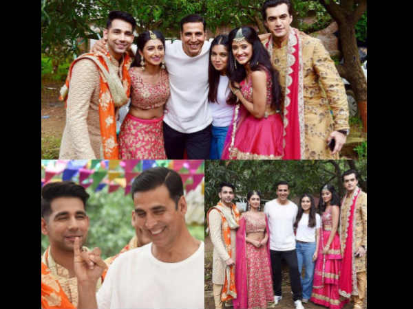 Yeh Rishta Kya Kehlata Hai Team Welcomes Akshay Kumar & Bhumi Pednekar Yeh Rishta Kya Kehlata Hai Team Welcomes Akshay Kumar & Bhumi Pednekar
