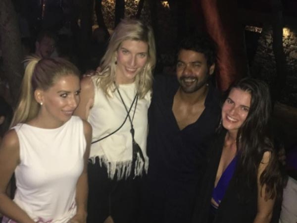 Birthday Boy Surrounded By Lovely Ladies!