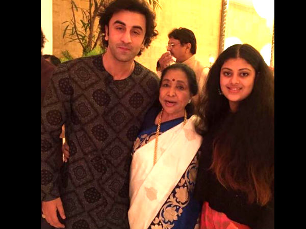 Asha Bhosle With Ranbir