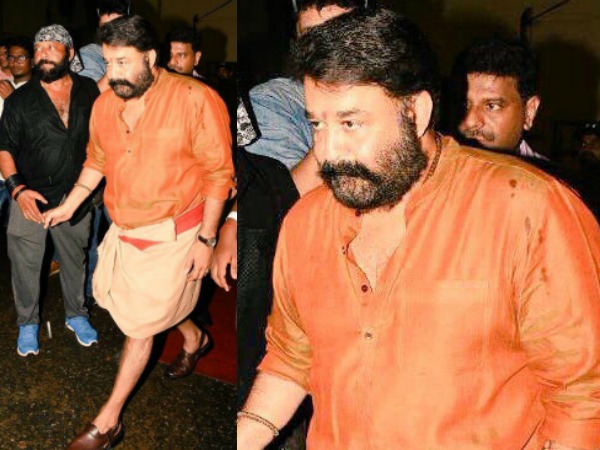 Social Media Goes Gaga Over Mohanlal's Mass Look!