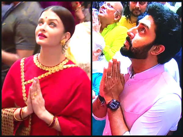 Aish-Abhi Captured In A Same Pose