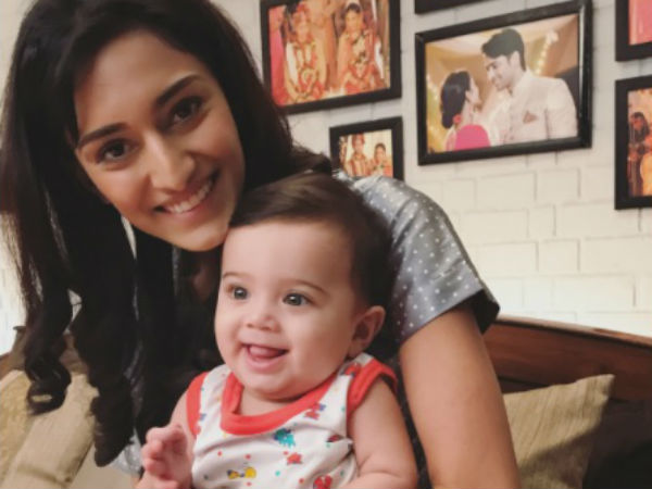 Erica With Her On-screen Son