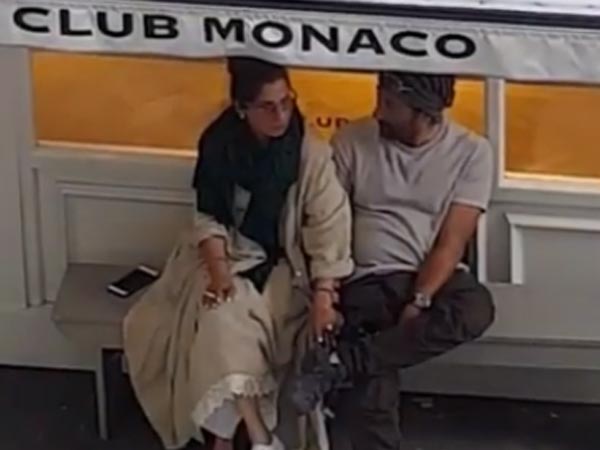 Sunny & Dimple Were Waiting For Their Transport