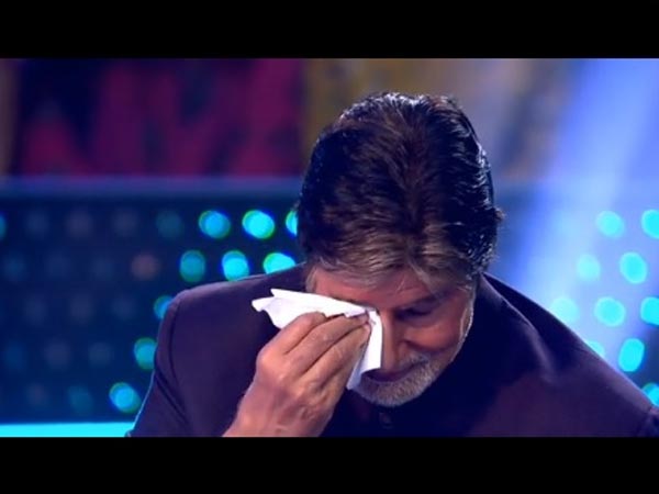 Big B Gets Emotional