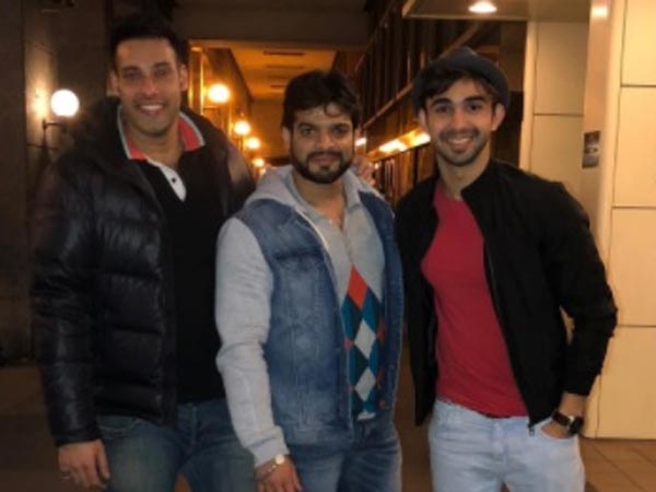Abhishek With Karan & Sangram