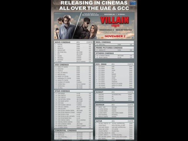 Villain's Big Release In UAE/GCC 