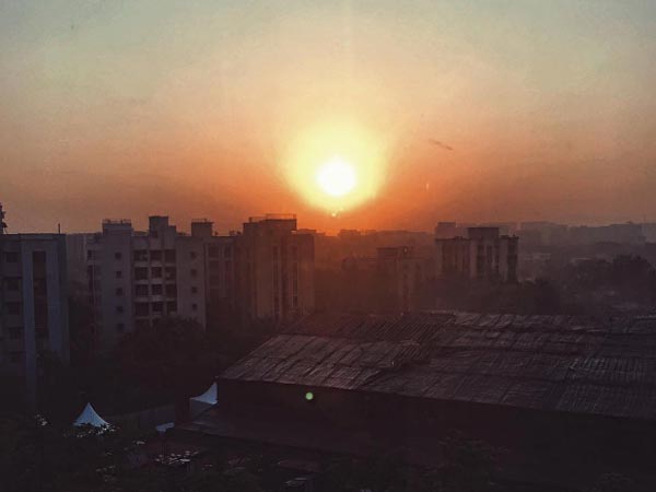 Sunrise In Mumbai