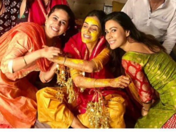 Smriti Khanna’s Haldi Ceremony Picture