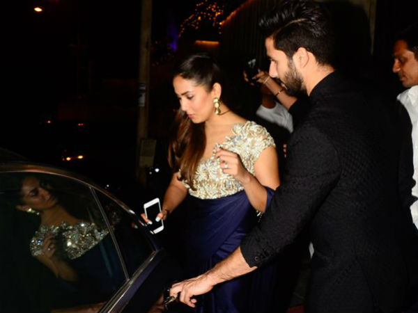 Shahid Kapoor & Mira Rajput At Smriti & Gautam’s Wedding Reception