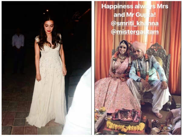 Dia Wishes Smriti & Gautam