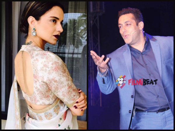Salman Pulls Kangana’s Legs Over ‘Nepotism’ Debate