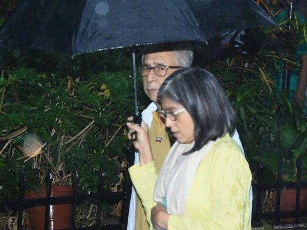 Naseeruddin Shah With Wife Ratna
