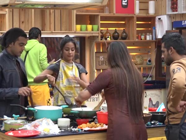 First Task: Cooking Competition