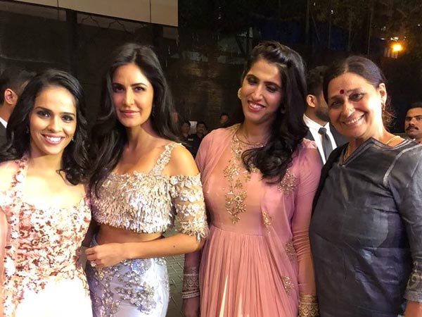 Katrina With Saina 