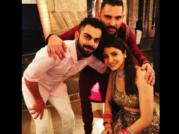 Yuvi With Virushka 