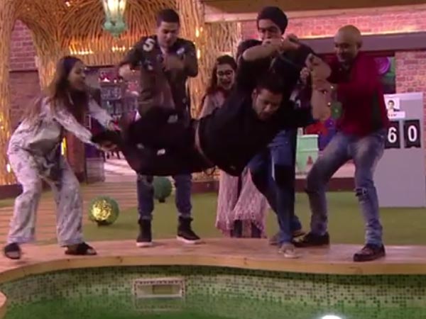 Housemates Throw Puneesh In The Pool