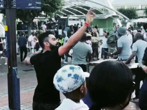 Virat Puts On His Dancing Shoes